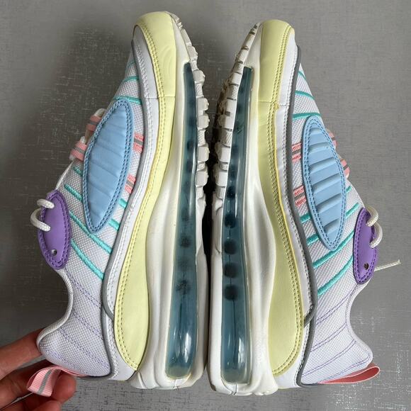 Nike Air Max 98 Easter Pastels Sneakers Trainers Women's Size 8.5 AH6799-300 - Picture 8 of 13